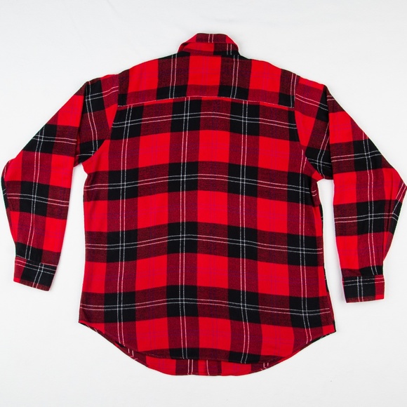 Vintage Rugged Wear Red and Black Plaid - Picture 2 of 6